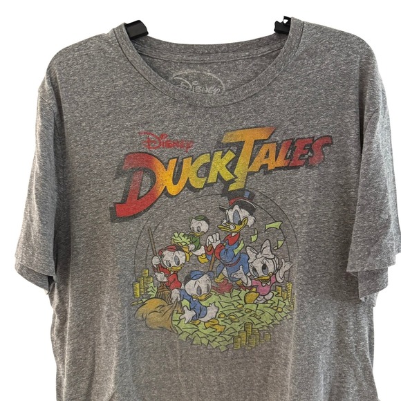 Disney Bundle DuckTales & Peter Pan T-Shirts XL Grey and Green Short Sleeve - Picture 9 of 16